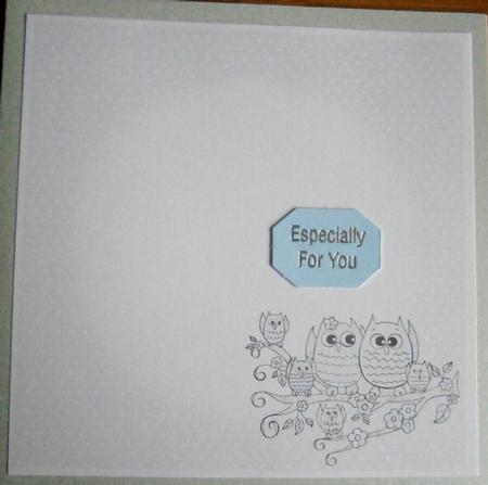 Owl Family 8x8 Insert by Davina Rundle