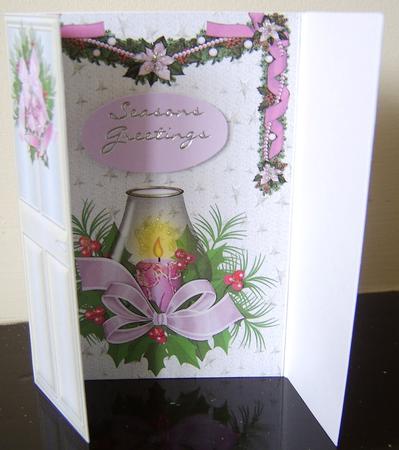 Candles & Pink Bows, Gatefold by Davina Rundle