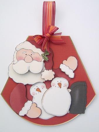Jolly Christmas Wobble Card by Davina Rundle