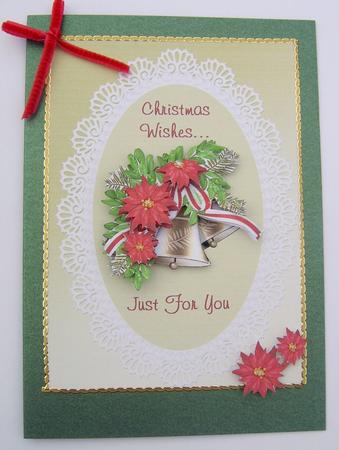 Poinsettia & Bells - Just for You by Davina Rundle