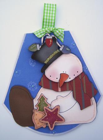 Jolly Wobble Snowman by Davina Rundle