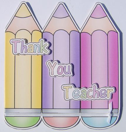 Pencils Shaped Card by Davina Rundle