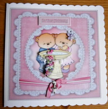 8x8 Baby Girl Christening by Davina Rundle