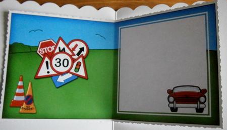 Sports Car Matching Insert Square Landscape by Davina Rundle