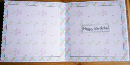 Birthday Princess 5" Square Insert and Greeting Tags Set by Davina Rundle