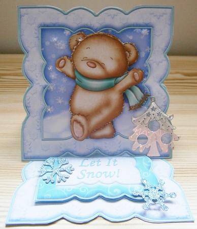 Loving This White Stuff Christmas Easel Card Kit by Davina Rundle