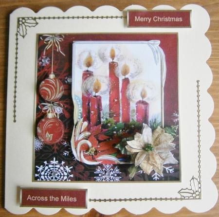 Vintage Christmas Candles by Davina Rundle
