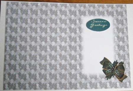 Copper Xmas Candy Canes Insert by Davina Rundle