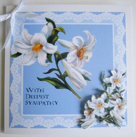 Lilies and Lace Sympathy - Male by Davina Rundle