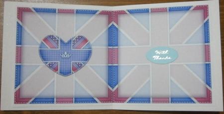 British Flag Coordinating Insert by Davina Rundle