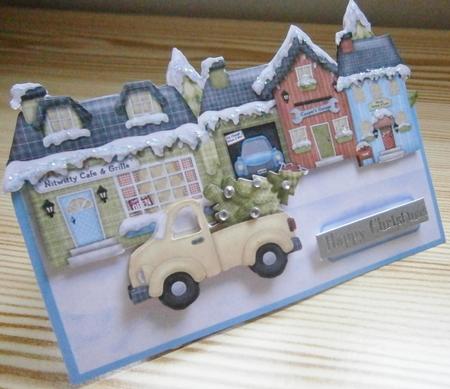 Nittville Village at Christmas by Davina Rundle