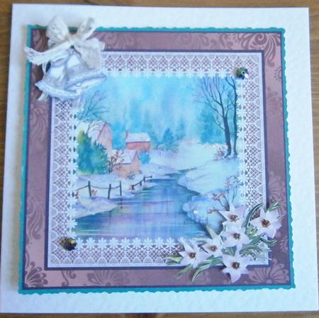 8x8 Snowy River Decoupage by Davina Rundle