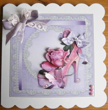 8x8 Sugar Rose Shoe by Davina Rundle