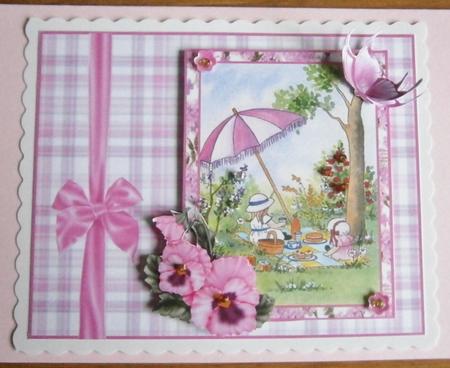 Picnic in the Garden Decoupage Sheet by Davina Rundle