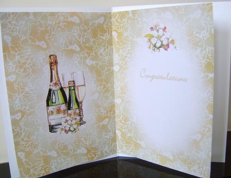 Champagne & Flowers Insert by Davina Rundle