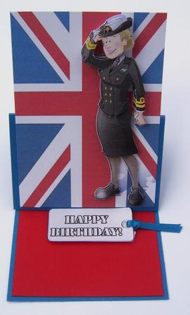 Wren Lady. (female Military) by Davina Rundle