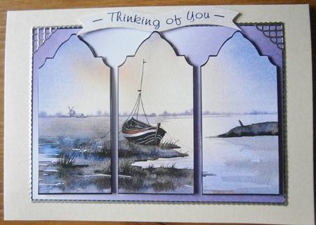 Norfolk Broads Triptych by Davina Rundle