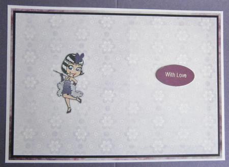 1920's Frieda Flappa 7x5inch Insert by Davina Rundle