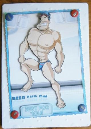 Swimmer Dude by Davina Rundle