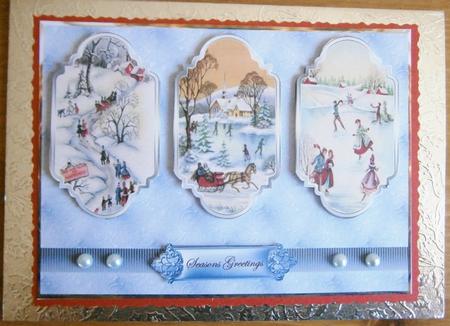 Vintage Christmas Scenes by Davina Rundle