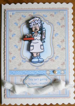 A Cure Get Well Soon or Birthday Decoupage Insert Available by Davina Rundle