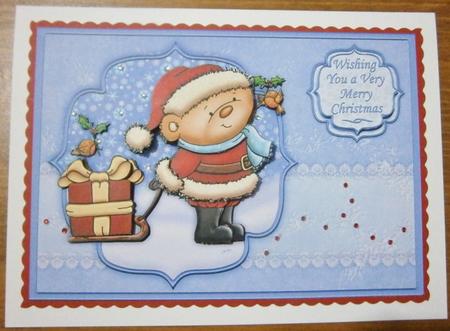 Holly Christmas Topper & Decoupage Insert Available by Davina Rundle