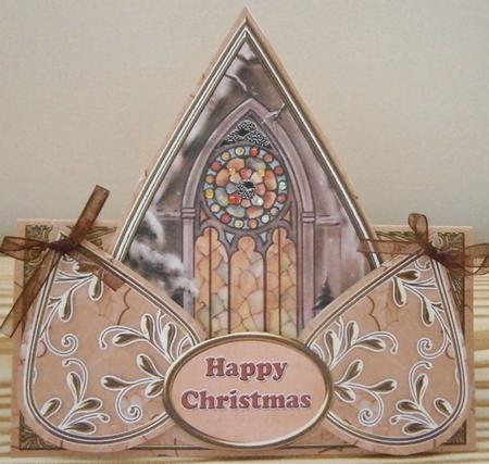 Church Window Borange Happy Christmas Teardrop Trio Kit by Davina Rundle