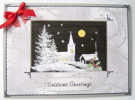 Black & White Church Scene by Davina Rundle