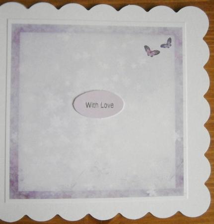 Butterfly Lavender Garden 8x8 Insert by Davina Rundle