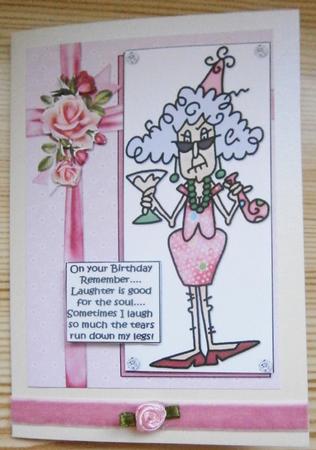 Stella Laugh for Your Birthday Quick Card by Davina Rundle