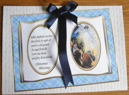 While Shepherds Watched - Blue by Davina Rundle