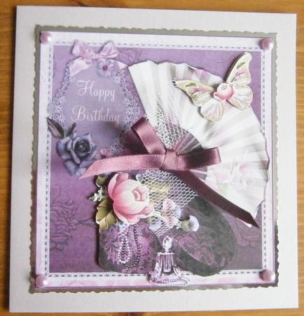 The Hat Box and Fan in Pinks by Davina Rundle