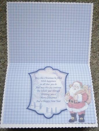 Santa on His Rounds Christmas Insert for Cup369433_68 by Davina Rundle