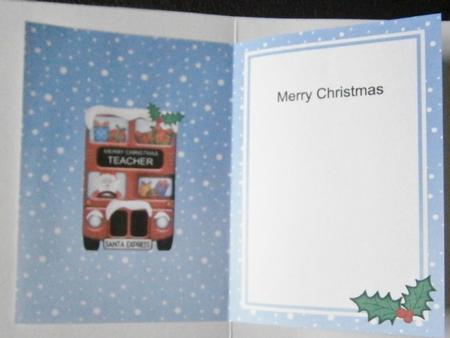 Xmas Santa Express A5 Teacher Matching A5 Insert by Davina Rundle