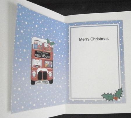 Xmas Santa Express A5 Neighbours Matching A5 Insert by Davina Rundle