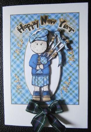 New Year Bag Piper Blue by Davina Rundle
