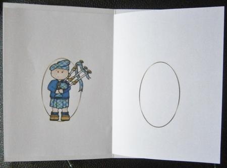 New Year Bag Piper Blue Insert by Davina Rundle