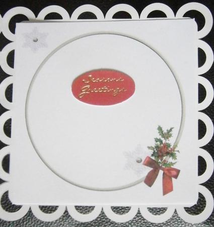 8x8 Vintage Carolers Insert Plate by Davina Rundle
