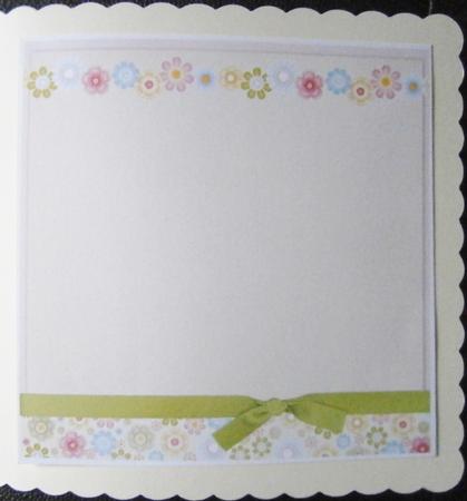 Floral Insert 8x8inch by Davina Rundle