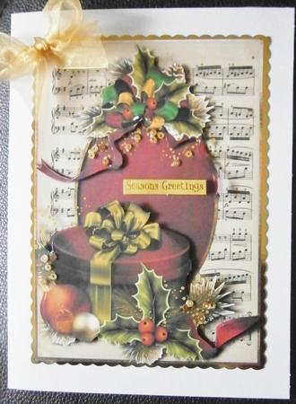 Holly & Christmas Gifts + Decoupage by Davina Rundle