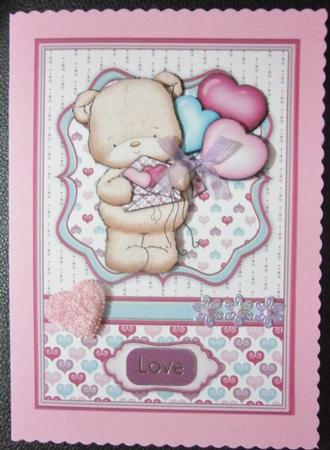 Love Balloons Card Topper & Decoupage Insert Available by Davina Rundle