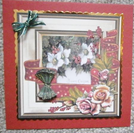 Vintage Christmas Roses by Davina Rundle
