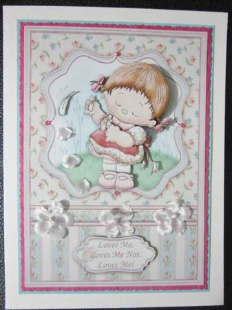Loves Me Loves Me Not -  Valentine Topper & Decoupage by Davina Rundle