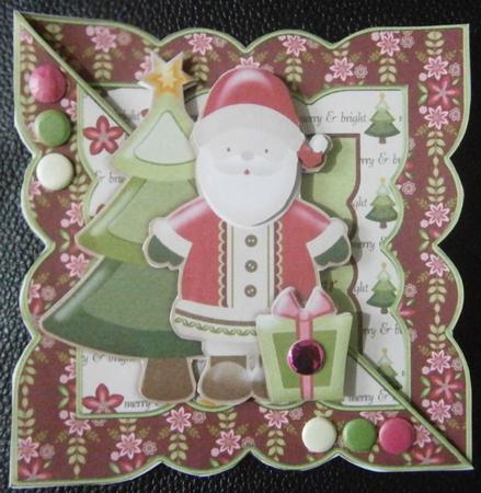Santa & Tree All in One Over the Edge by Davina Rundle