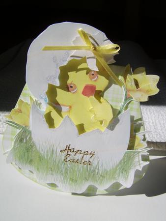 Cute Chick-a -dee Wobble Card by Davina Rundle