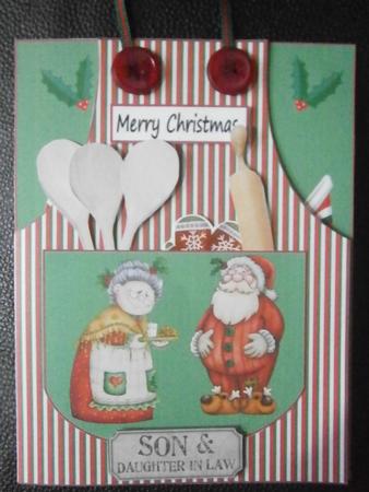 Clauses Christmas Apron Minikit by Davina Rundle