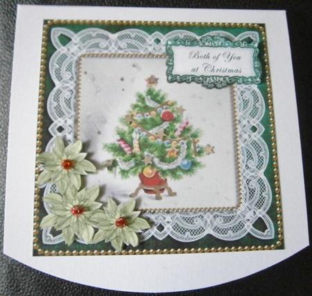 Elegant Tree Both of You 8in Sentiment Topper by Davina Rundle