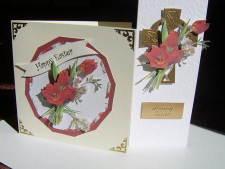 Plate of Red Tulips by Davina Rundle