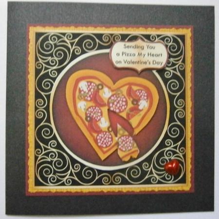 Pizza My Heart Valentine's Day or Anniversary by Davina Rundle
