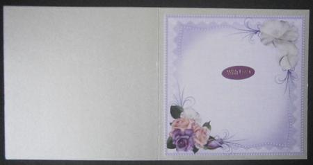 8x8 Antique Roses and Pearls Insert Plate by Davina Rundle